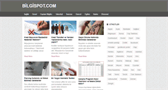 Desktop Screenshot of bilgispot.com
